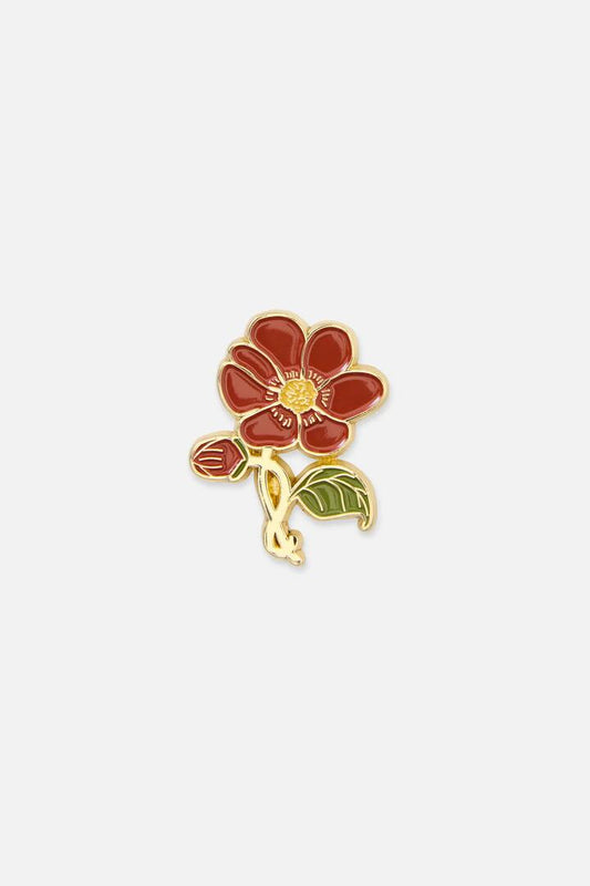 Image of Jewelry. Productname: Floral Pin in Orange colour by brand - Princess Highway