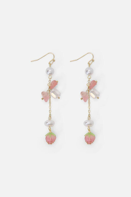 Image of Earrings. Productname: Rose Bud Earrings in Gold colour by brand - Princess Highway