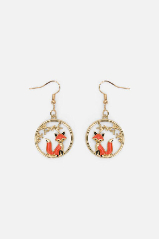 Image of Earrings. Productname: Sweet Fox Earrings in Orange colour by brand - Princess Highway