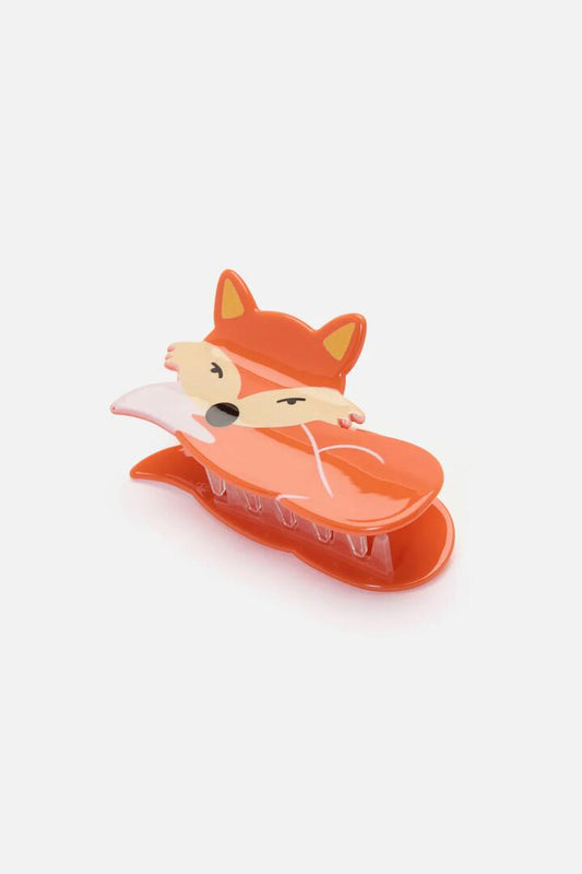 Image of Hair Accessories. Productname: Fox Claw Clip in Orange colour by brand - Princess Highway