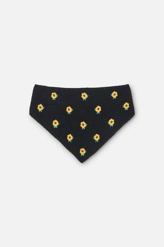 Image of Scarves & Shawls. Productname: Sunflower Knit Head Scarf in Black colour by brand - Princess Highway