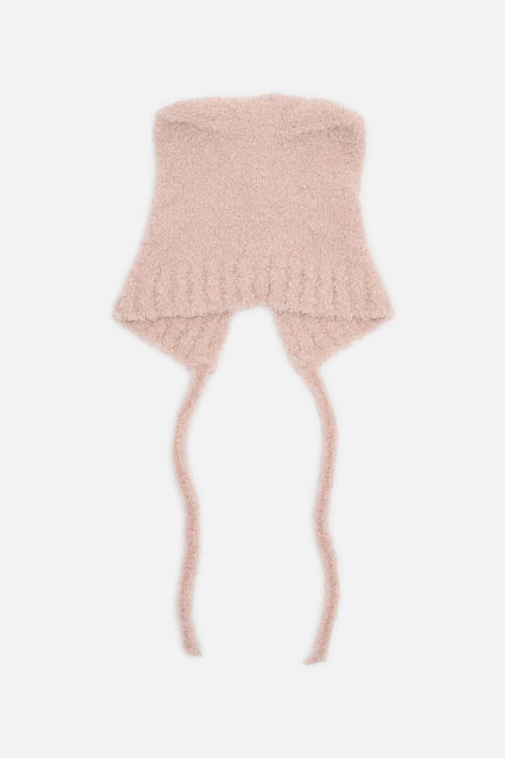 Image of Hats. Productname: Soft Ears Hood Beanie in Cream colour by brand - Princess Highway