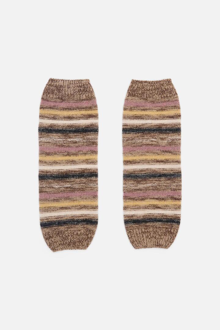 Image of Lingerie. Productname: Chocolate Striped Leg Warmers in Chocolate colour by brand - Princess Highway