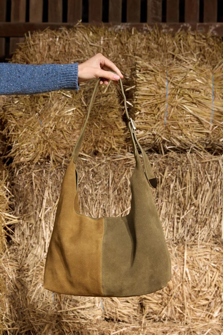 Image of Bags. Product name - Gemini Slouch Tote in Green colour by brand - Gorman