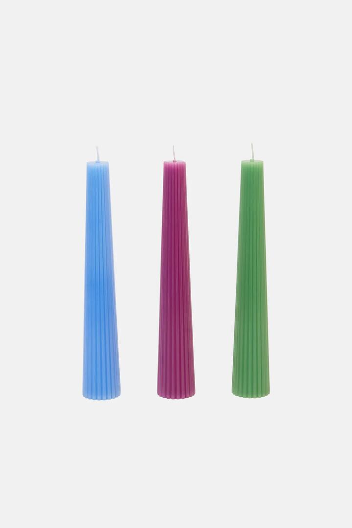 Image of Decor. Product name - Winter Whisper Candle Set 3 in Multi colour by brand - Gorman