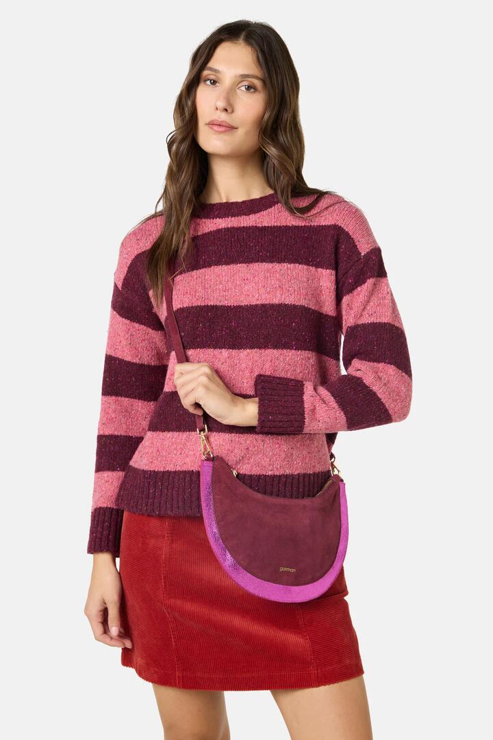 Image of Bags. Product name - Catalina Crossbody Bag in Maroon colour by brand - Gorman