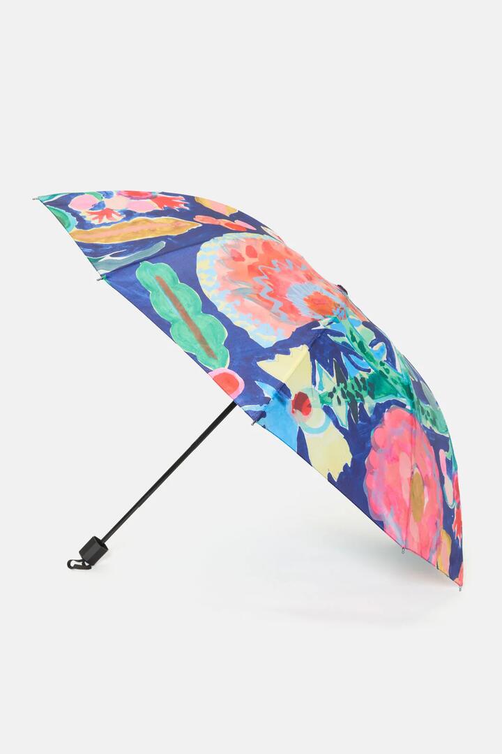 Image of Rain Umbrellas. Product name - Secret Meadow Umbrella in Print colour by brand - Gorman