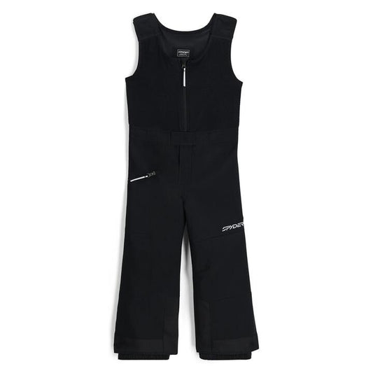 Image of a model wearing Pants. Product name - Spyder Boys 2-7 Expedition Snow Pants Black in Black colour by brand - Spyder