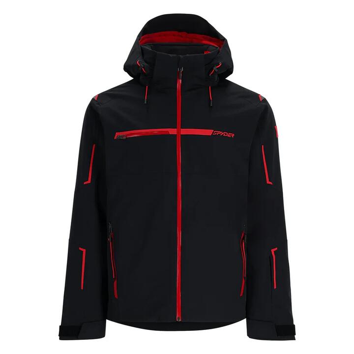 Image of Coats & Jackets. Product name - Spyder Mens Titan Snow Jacket Black in Black colour by brand - Spyder