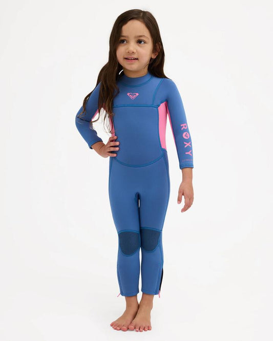 Image of Accessories. Product name - Roxy Toddler 3/2Mm Prologue+ Backzip Wetsuit Dutch Blue in Dutch Blue colour by brand - Roxy
