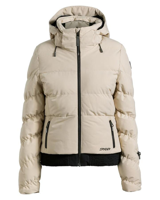Image of Coats & Jackets. Product name - Spyder Womens Haven Snow Jacket Sanddune in Sanddune colour by brand - Spyder