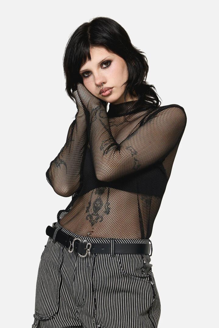Image of Belts. Product name - Snake Buckle Belt in Black colour by brand - Dangerfield