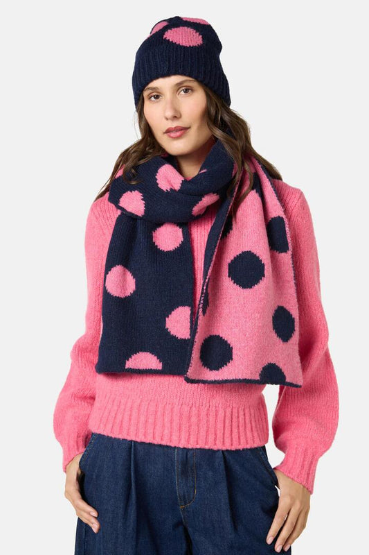 Image of Scarves & Shawls. Product name - On The Spot Scarf in Multi colour by brand - Gorman