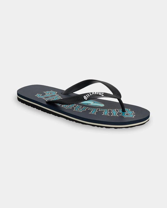 Image of Sandals. Product name - Billabong Mens Tides Thongs Dusty Blue in Dusty Blue colour by brand - Billabong