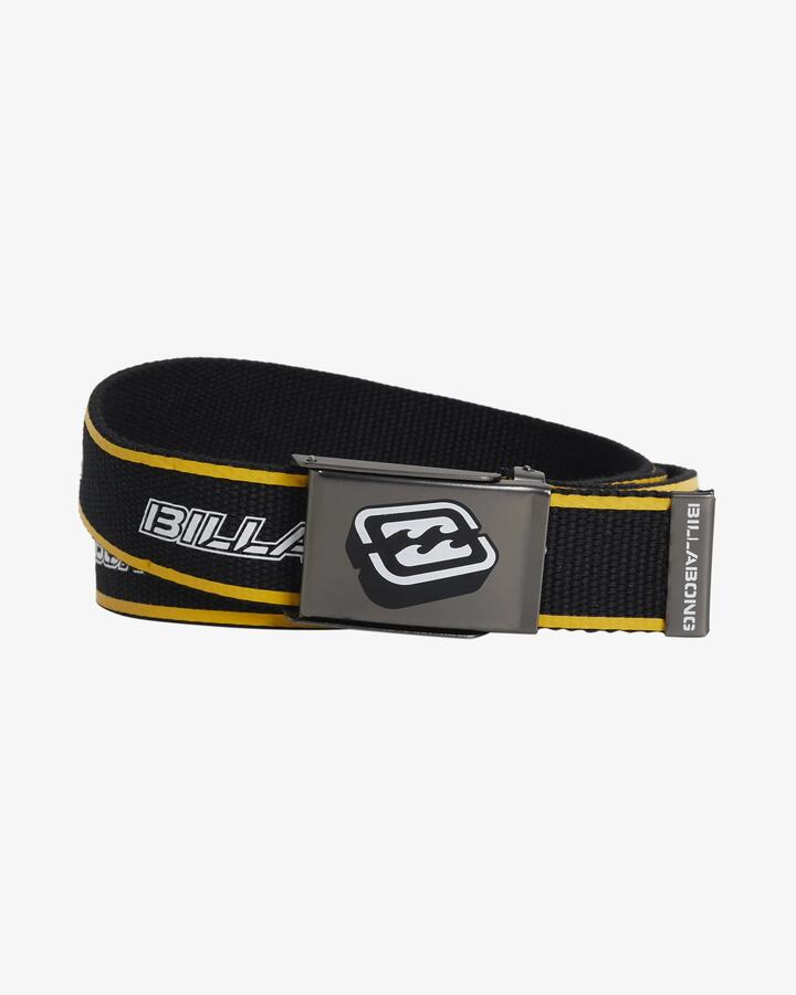 Image of Belts. Product name - Billabong Mens Spec 73 Nylon Belt Black in Black colour by brand - Billabong
