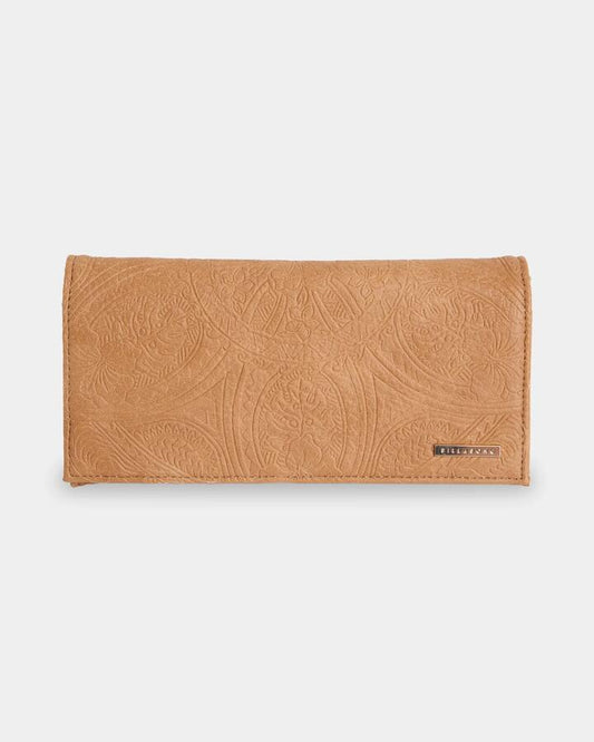 Image of Wallets & Money Clips. Product name - Billabong Womens Tropical Rhapsody Bi Fold Wallet Tan in Tan colour by brand - Billabong