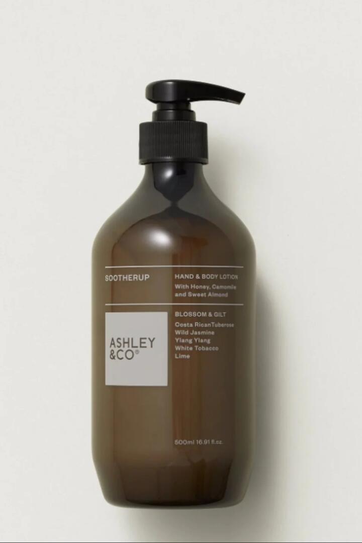 Image of Health & Beauty. Product name - Soother Up Blossom + Gilt Hand Body Lotion 500ml in colour by brand - Ashley & Co