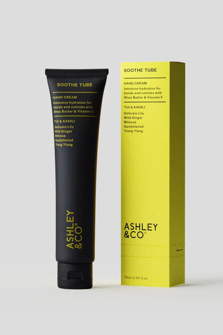 Image of Health & Beauty. Product name - Soothe Tube Tui + Kahili Handcream in colour by brand - Ashley & Co