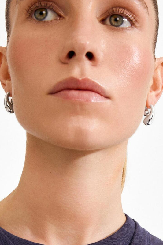 Image of Jewelry. Product name - Jennings Silver Double Drop Earrings in Silver colour by brand - Pilgrim