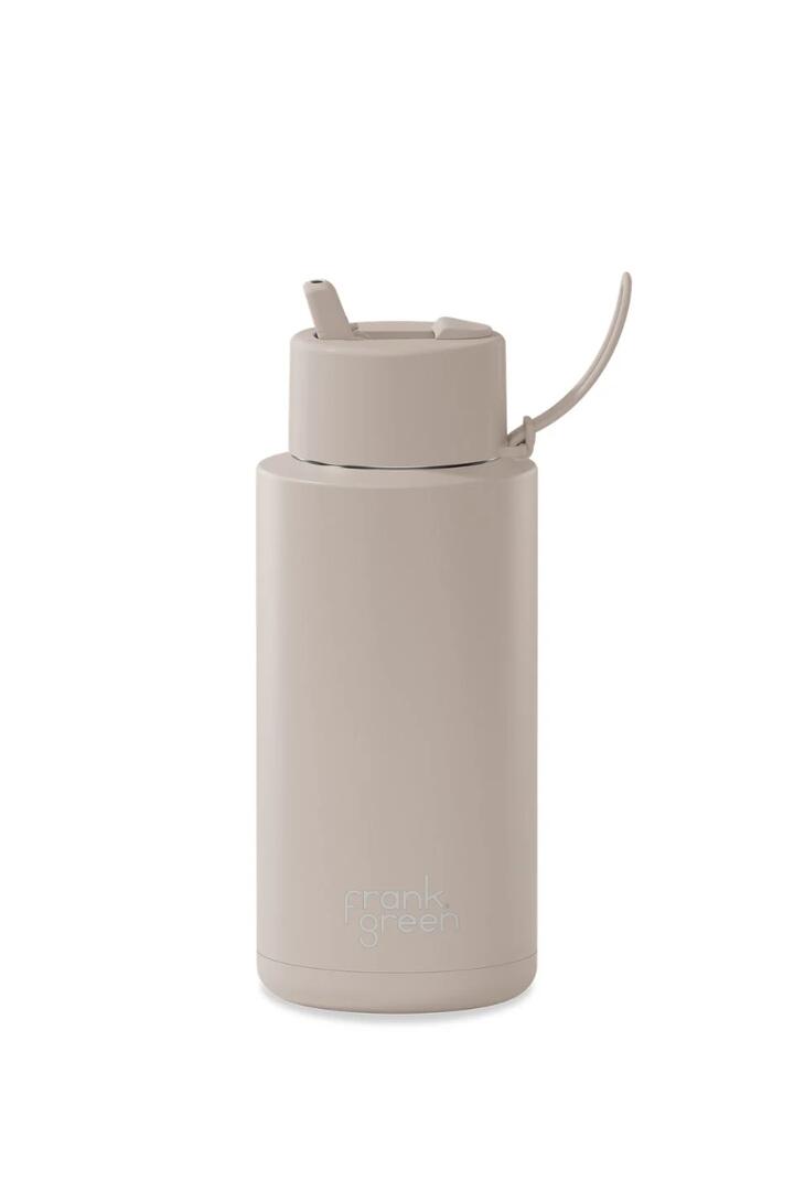 Image of Water Bottles. Product name - Ceramic Reusable Moon Dust 1ltr Bottle with Flip Lid in colour by brand - Frank Green