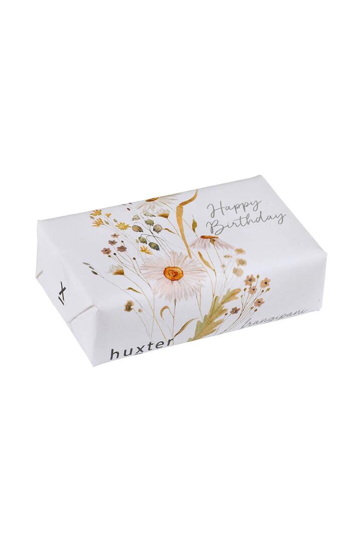 Image of Health & Beauty. Product name - Neutral Wildflowers White Happy Birthday Soap in White colour by brand - Huxter