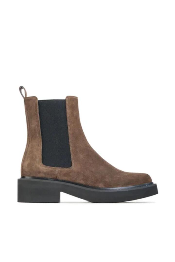 Image of Boots. Product name - Leilin Kalamata Suede Low Boot in colour by brand - EOS