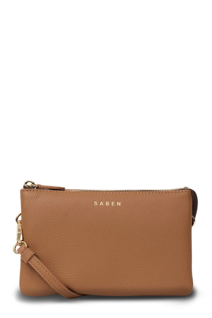 Image of Bags. Product name - Tilly Toffee Crossbody Bag in colour by brand - Saben
