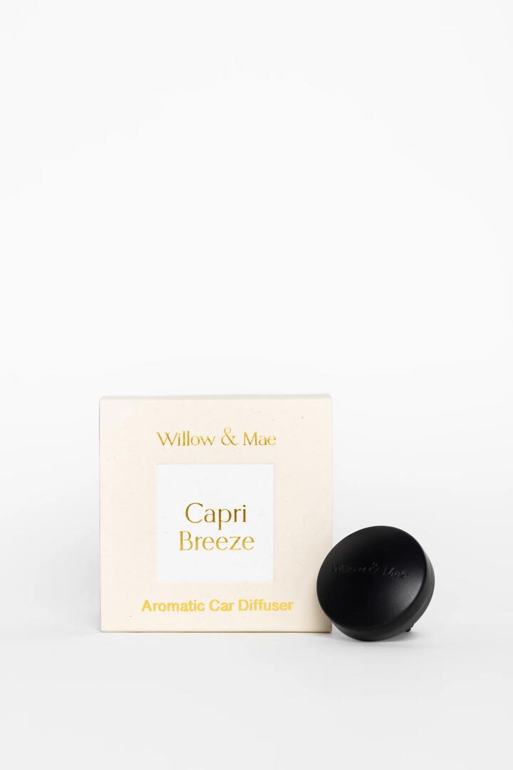 Image of Perfumes & Colognes. Product name - Capri Breeze Ivory Car Diffuser in colour by brand - Willow & Mae