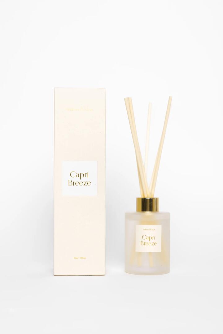 Image of Perfumes & Colognes. Product name - Capri Breeze Ivory 120ml Diffuser in colour by brand - Willow & Mae