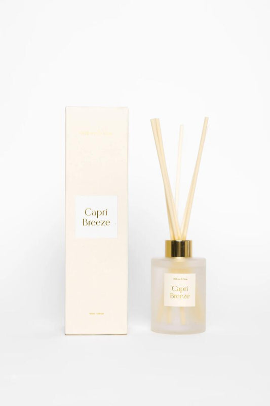 Image of Perfumes & Colognes. Product name - Capri Breeze Ivory 120ml Diffuser in colour by brand - Willow & Mae