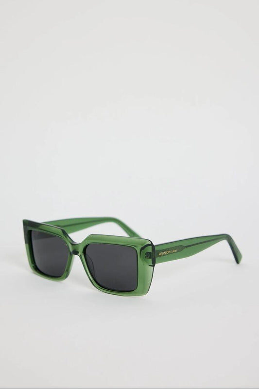Image of Sunglasses. Product name - Soho Forest Square Sunglasses in colour by brand - RE:UNION Label