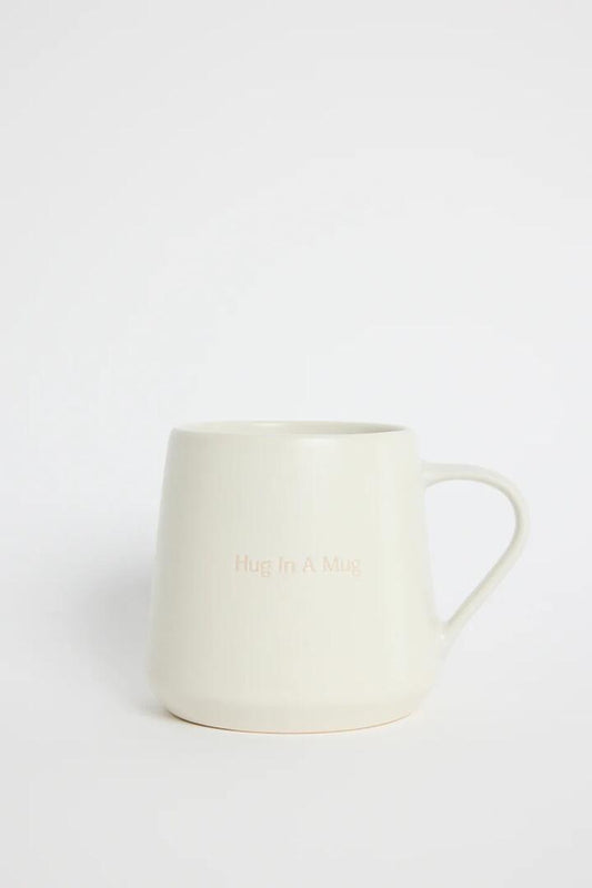 Image of Kitchen & Dining. Product name - Hug In A Mug Natural Mug in colour by brand - Willow & Mae