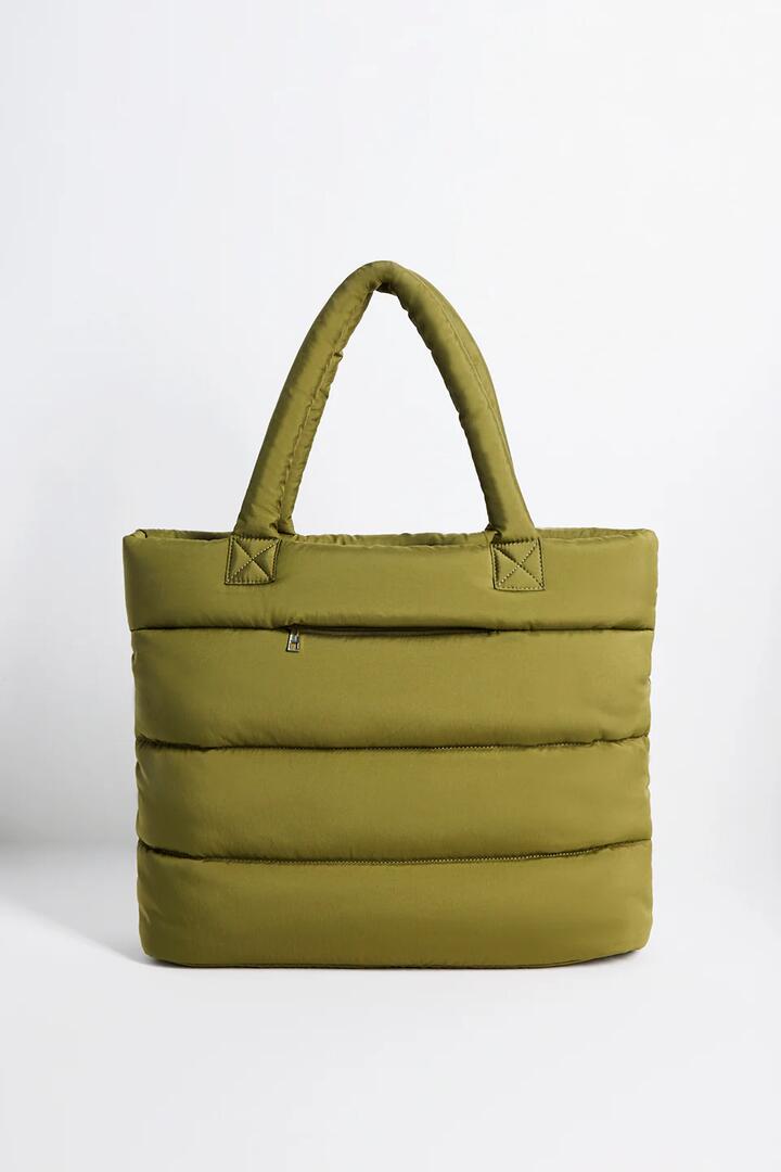 Image of Bags. Product name - Transit Khaki Tote Bag in Khaki colour by brand - Among the Brave