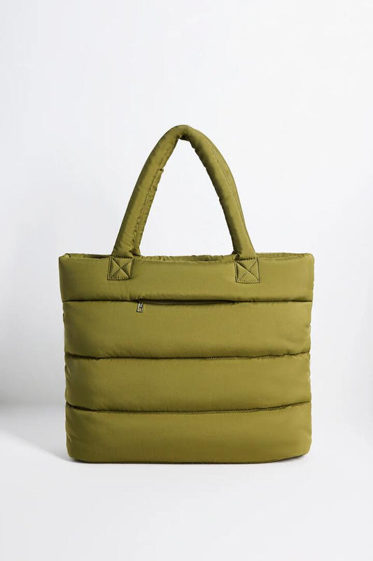 Image of Bags. Product name - Transit Khaki Tote Bag in Khaki colour by brand - Among the Brave