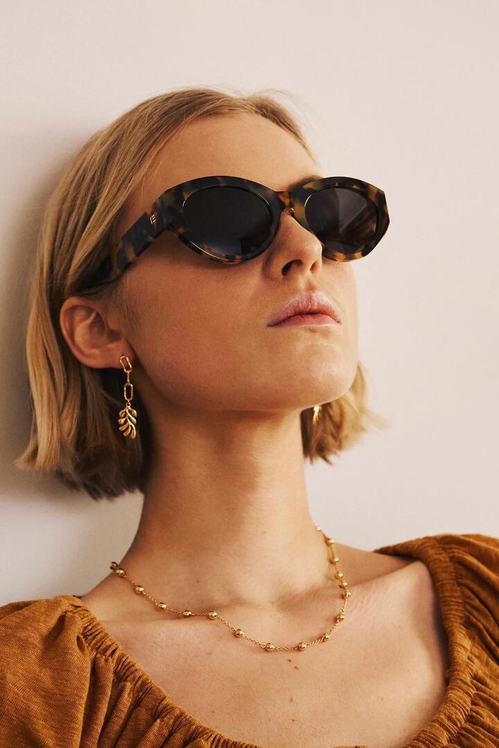 Image of Sunglasses. Product name - Felina Tortoise Sunglasses in colour by brand - Isle of Eden
