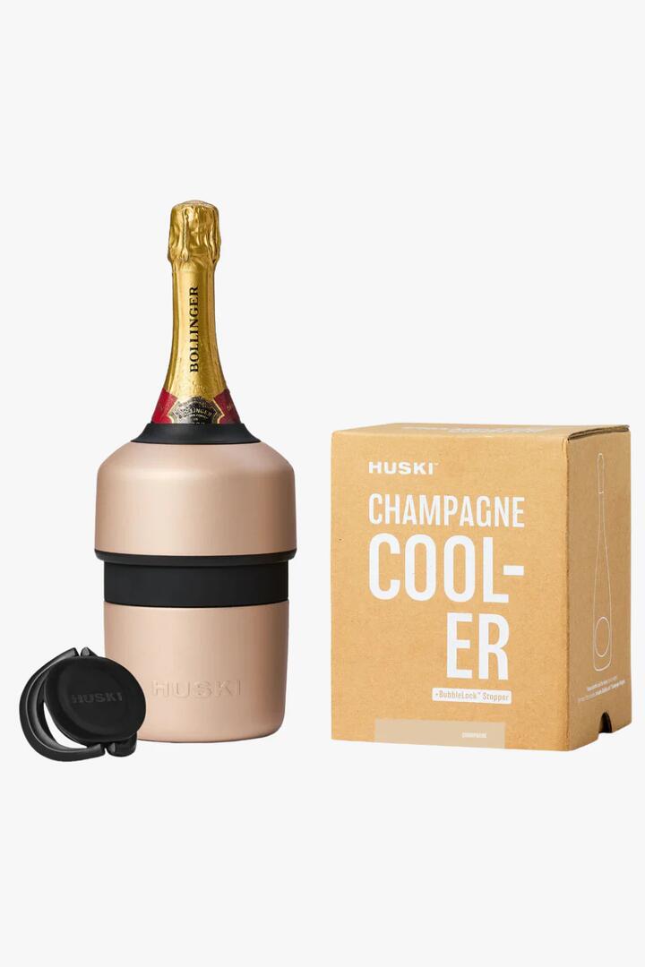 Image of Water Bottles. Product name - Champagne Bottle Cooler Champagne in Champagne colour by brand - Huski