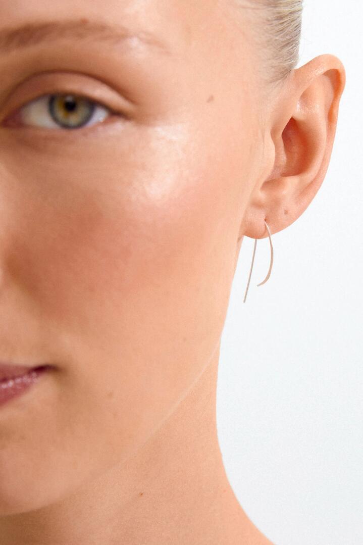 Image of Jewelry. Product name - Peony Pi Thread Earring in Gold, Silver colour by brand - Pilgrim