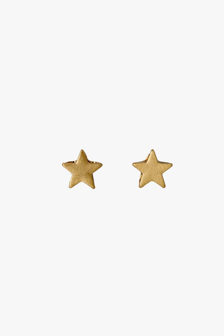Image of Jewelry. Product name - Ava Star Stud Earring in Gold, Silver Eol colour by brand - Pilgrim