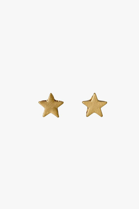 Image of Jewelry. Product name - Ava Star Stud Earring in Gold, Silver Eol colour by brand - Pilgrim