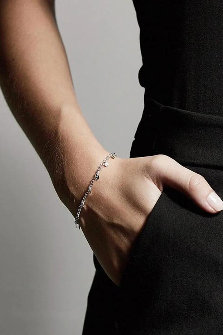 Image of Jewelry. Product name - Panna Silver Plated Charm Bracelet in Silver colour by brand - Pilgrim