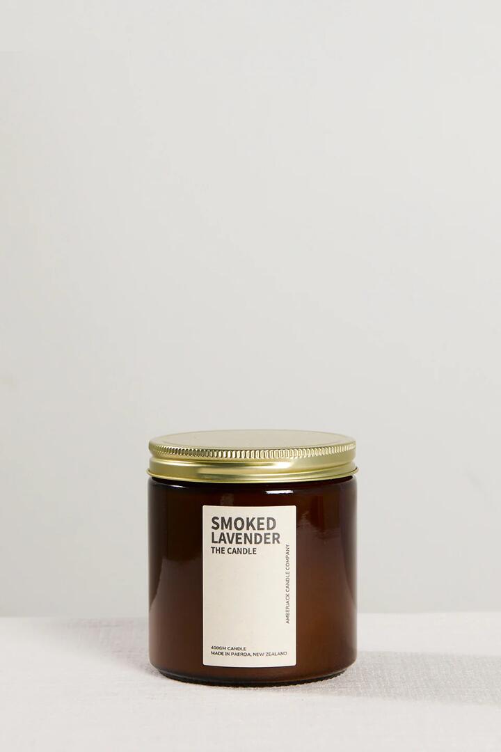 Image of Perfumes & Colognes. Product name - Smoked Lavender 400gm Candle in colour by brand - Amberjack
