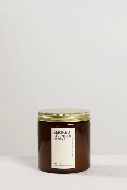Image of Perfumes & Colognes. Product name - Smoked Lavender 400gm Candle in colour by brand - Amberjack