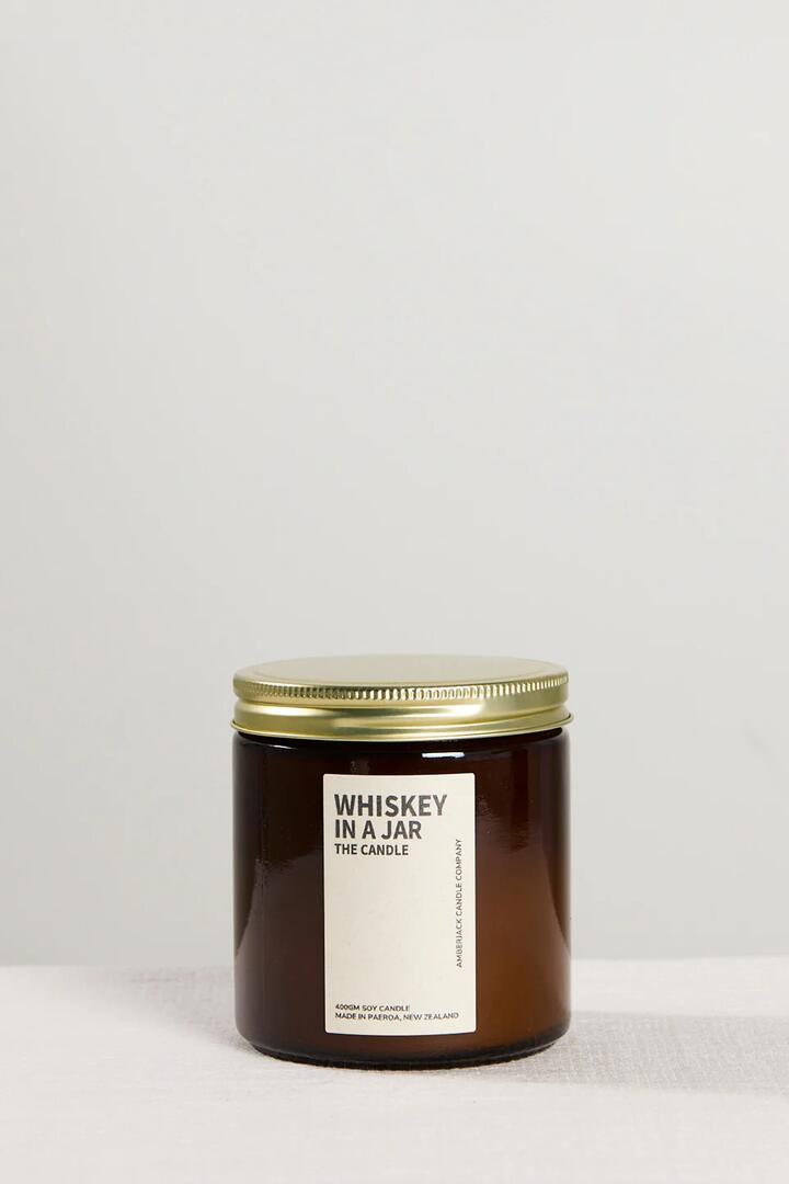 Image of Perfumes & Colognes. Product name - Whiskey in a Jar 400gm Candle in colour by brand - Amberjack