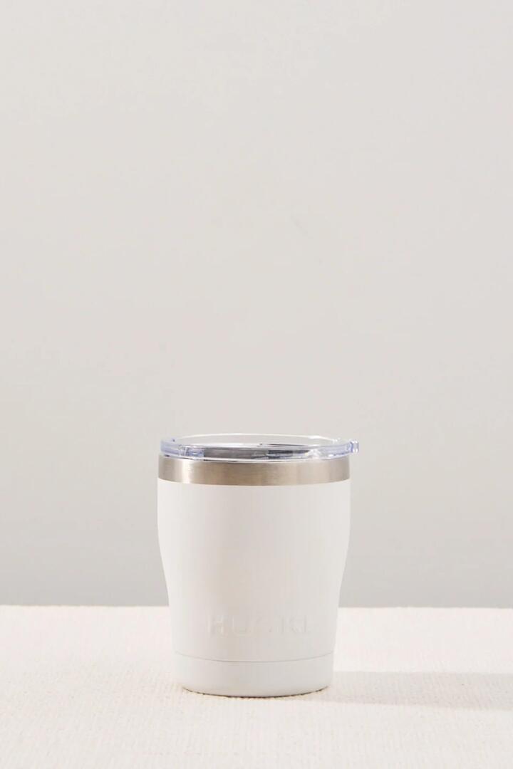 Image of Water Bottles. Product name - White Short Tumbler 2.0 in White colour by brand - Huski