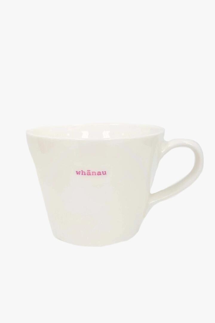 Image of Kitchen & Dining. Product name - Whanau White Bucket 350ml Mug in White colour by brand - Keith Brymer Jones