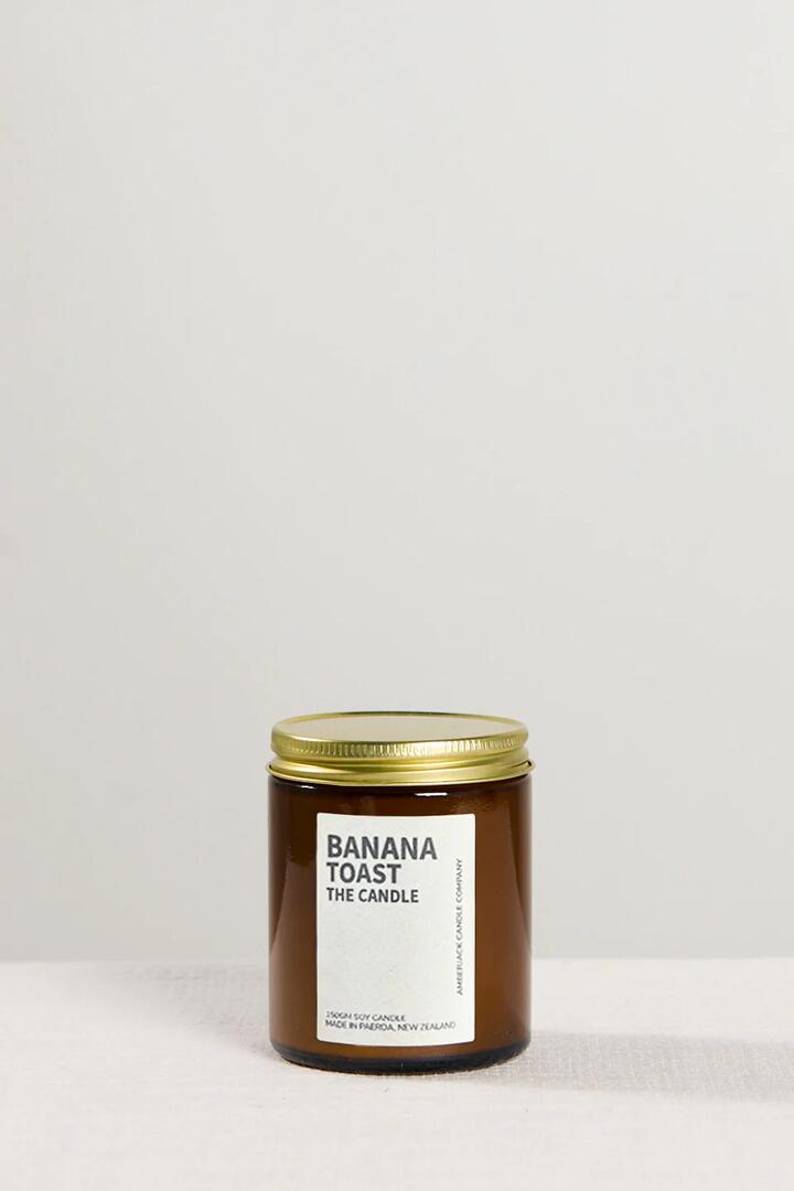 Image of Perfumes & Colognes. Product name - Banana Toast 150g Candle in Brown colour by brand - Amberjack
