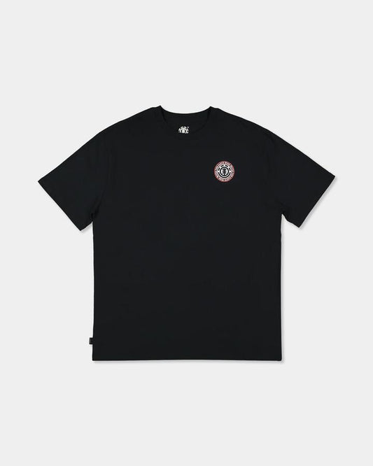Image of T-Shirts. Product name - Element Mens Seal Back T-Shirt Flint Black in Flint Black colour by brand - Element