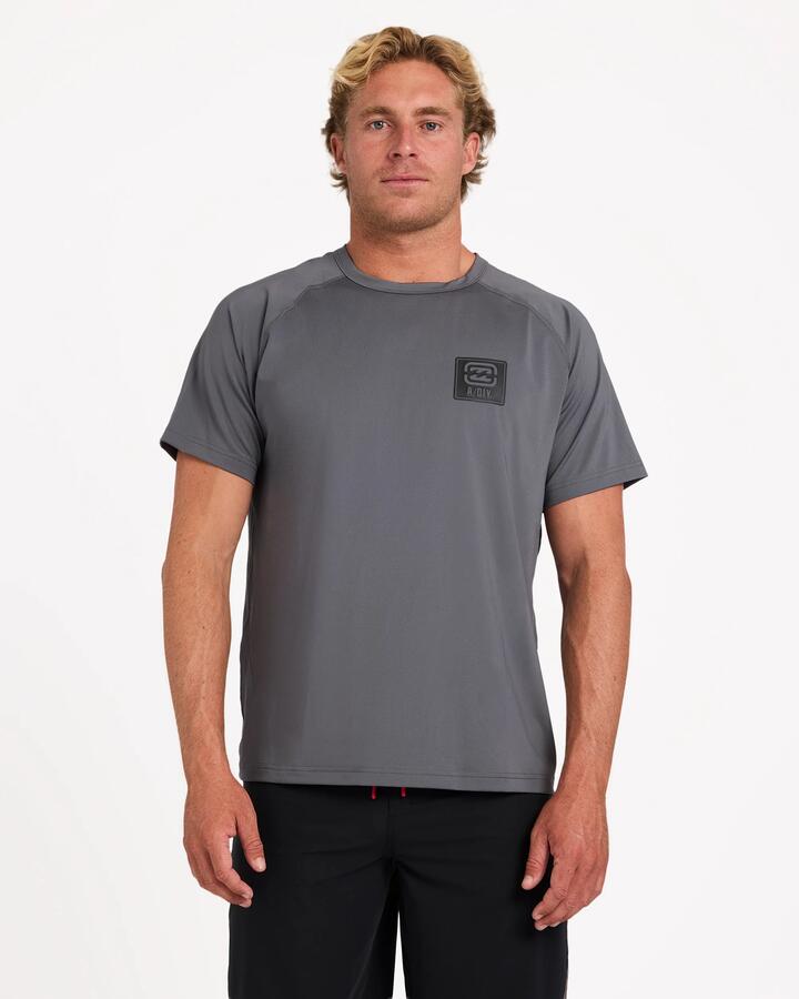 Image of Shirts. Product name - Billabong Mens Strike Mission Surf Shirt Pewter in Pewter colour by brand - Billabong