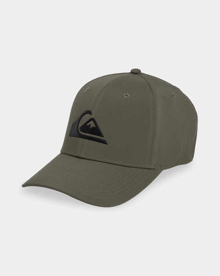 Image of Hats. Product name - Quiksilver Mens Amped Up Flexifit Hat Grape Leaf in Grape Leaf colour by brand - Quiksilver