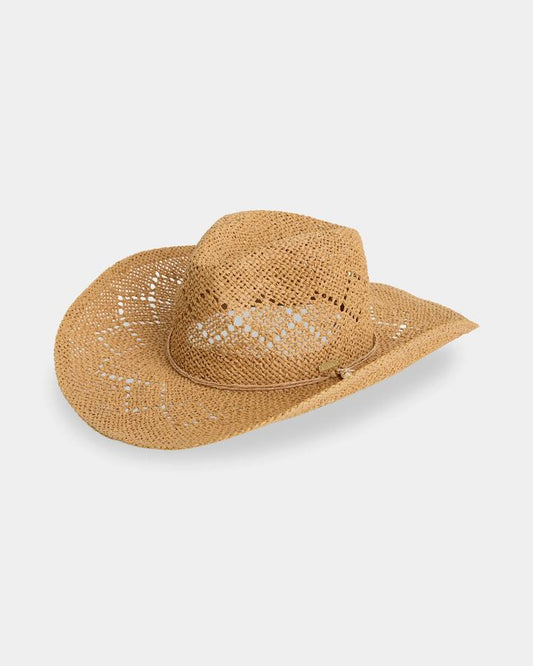 Image of Hats. Product name - Billabong Womens Desert Siren Straw Hat Natural in Natural colour by brand - Billabong